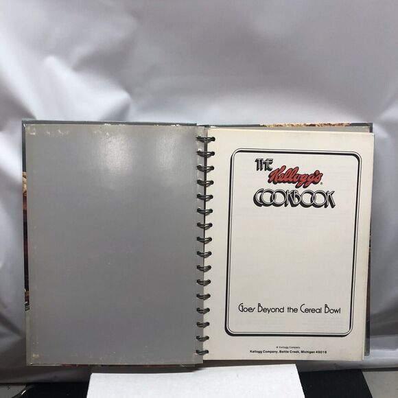The Kellogg's Cookbook 1978 Vintage Hardcover Spiral Recipes Cereal Bowl Recipes - Picture 6 of 11